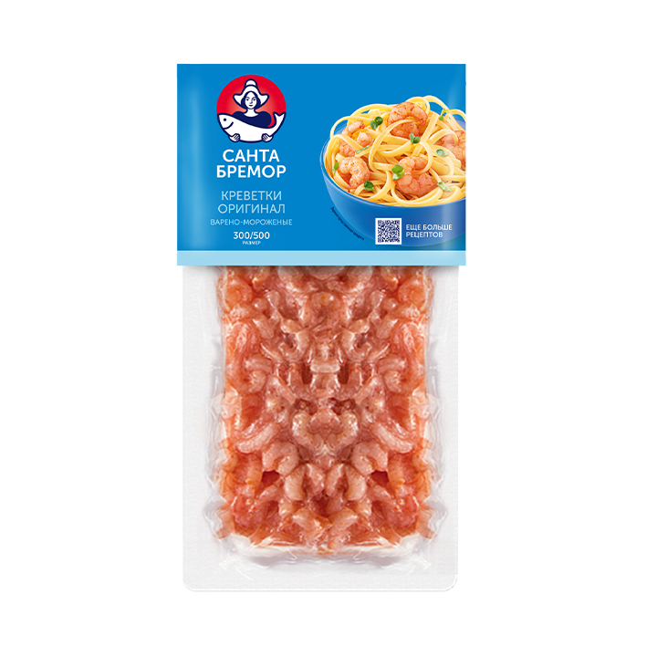 Shrimp meat Original boiled IQF 250 g